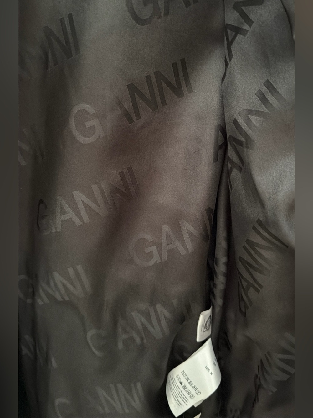 Ganni Leather Jacket - Picture 9 of 12